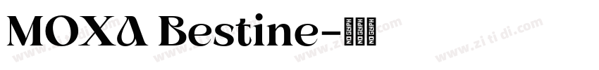 MOXA Bestine字体转换